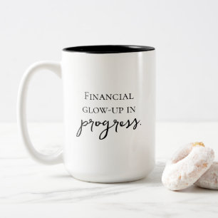 Tasse 2 Couleurs 'Transformation financière en cours' Parcours sans