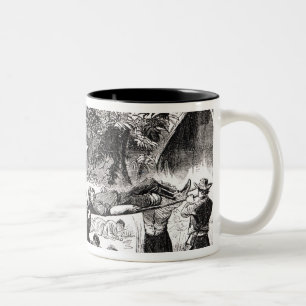 Tasse 2 Couleurs Transport outre du blessé après l'Antietam