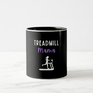 Tasse 2 Couleurs Treadmill Mama Runner Maman Running Workout Home G