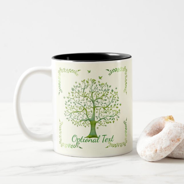 Tasse 2 Couleurs Tree of Life (Avec donut)