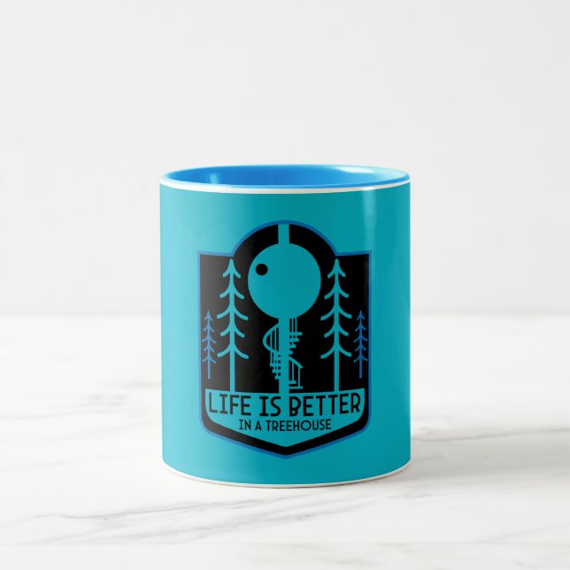 Tasse 2 Couleurs Treehouse Homes (Centre)