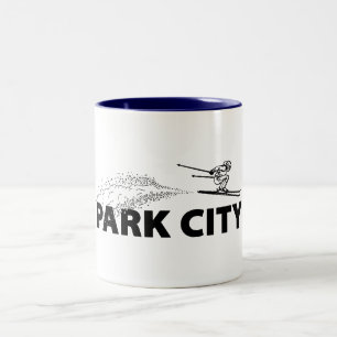 Tasse 2 Couleurs Tremplin de ski de Park City Utah