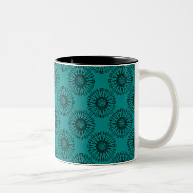 Tasse 2 Couleurs Trendsetter Mug, Turquoise (Droit)