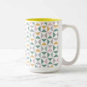 Tasse 2 Couleurs Triangles géométriques