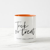 Tasse 2 Couleurs Trick and treat | Happy Halloween (Centre)
