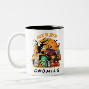 Tasse 2 Couleurs Trick or Treat with Gnomies Cute Halloween Gnome C