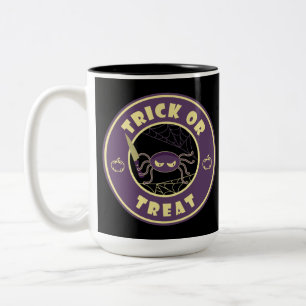 Tasse 2 Couleurs Trick ou traiter l'araignée halloween style Starbu