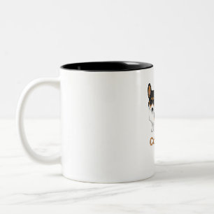 Tasse 2 Couleurs Tricolore noir mignon Pembroke Corgi papa Amoureux