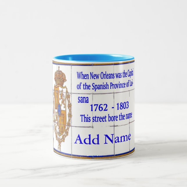 Tasse 2 Couleurs Trimestre français Murals, ajouter du texte (Centre)