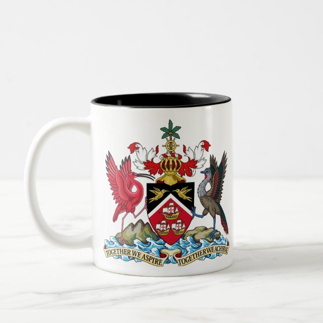 Tasse 2 Couleurs trinidad et tobago emblem (Gauche)