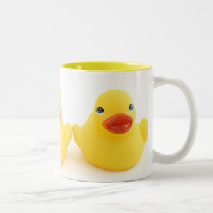 Tasse 2 Couleurs Trio en caoutchouc jaune de canard