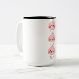 Tasse 2 Couleurs Triplets de singe mignons
