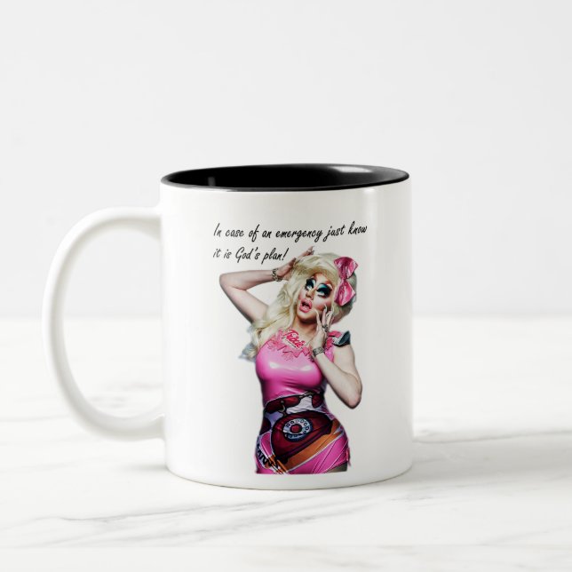 Tasse 2 Couleurs Trixie Mattel - En Coque d'urgence (Gauche)