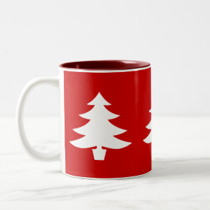Tasse 2 Couleurs trois arbres - rouges