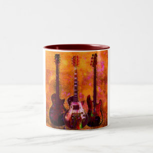 Tasse 2 Couleurs Trois guitares