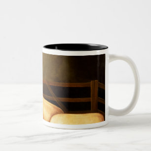 Tasse 2 Couleurs Trois porcs professionnels en dehors d'une étable