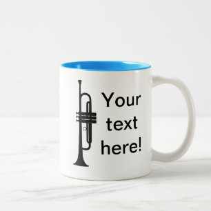 Tasse 2 Couleurs Trompette personnalisée
