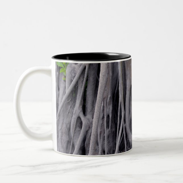 Tasse 2 Couleurs Tronc de banian (Gauche)