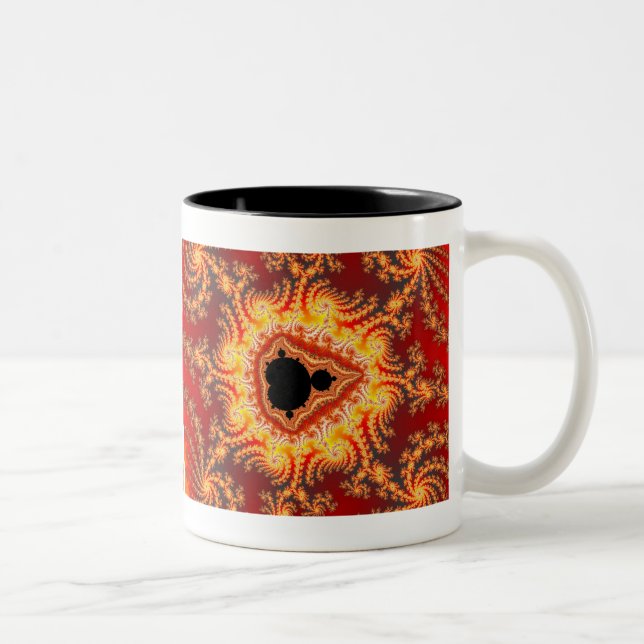 Tasse 2 Couleurs Trône de satan - Fractal (Droit)