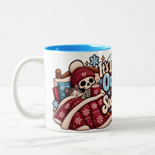 Tasse 2 Couleurs Trop froid dehors pour socialiser Funny Winter