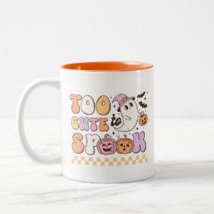 Tasse 2 Couleurs Trop Mignonne Pour Parler Mignonne Fantôme Retro H