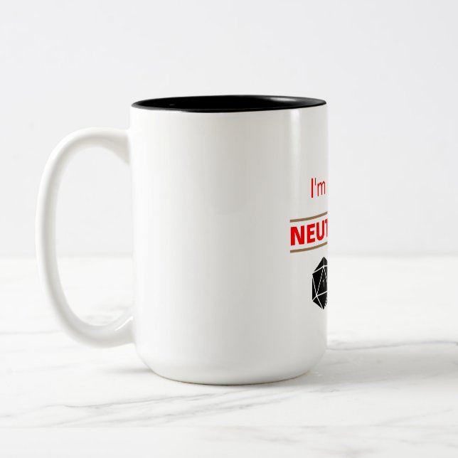 Tasse 2 Couleurs Trop Neutre Méchant (Gauche)
