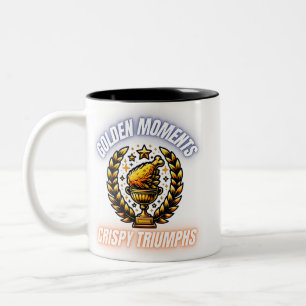 Tasse 2 Couleurs Trophée de poulet doré Gloire