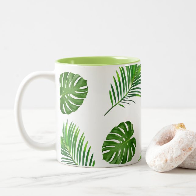 Tasse 2 Couleurs Tropical (Avec donut)