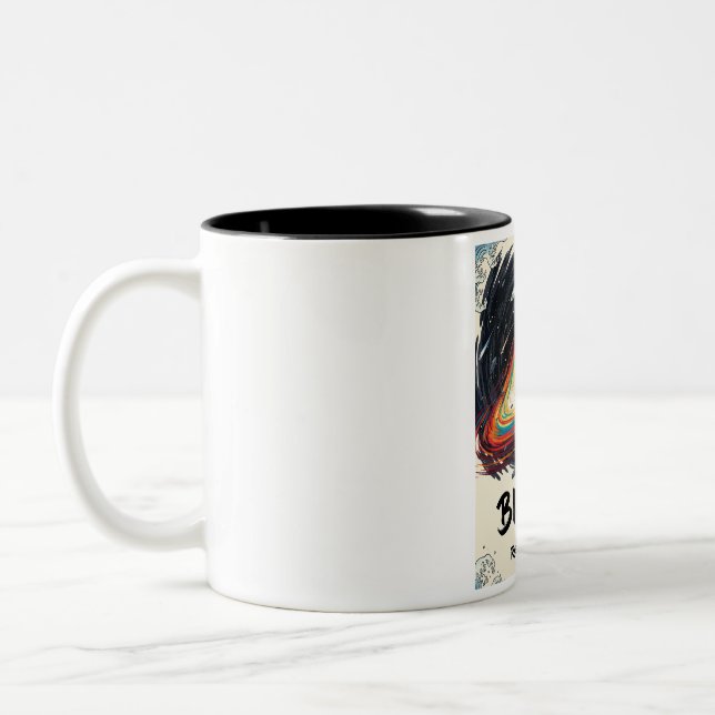 Tasse 2 Couleurs Trou noir de responsabilités - Espace amusant (Gauche)