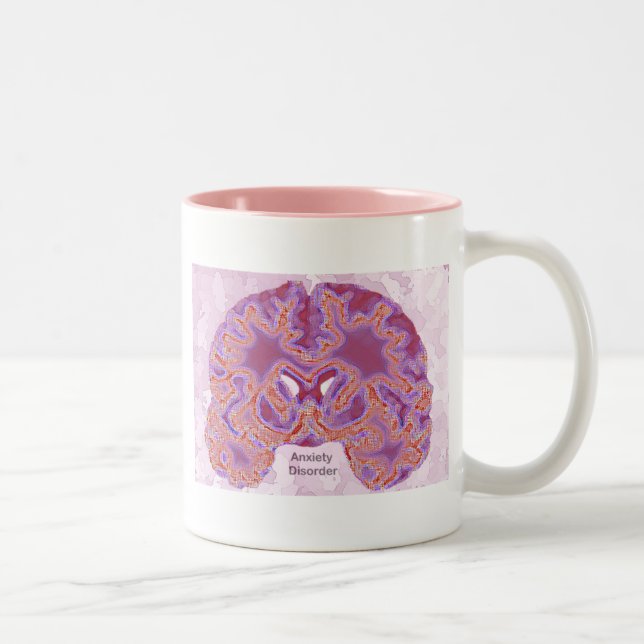 Tasse 2 Couleurs Trouble anxieux (Droit)
