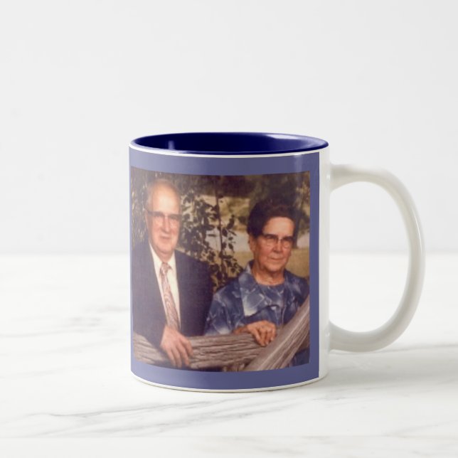 Tasse 2 Couleurs Troupe de maman et de papa (Droit)