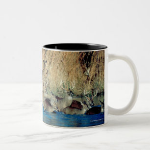 Tasse 2 Couleurs Troupeau des cerfs communs 2