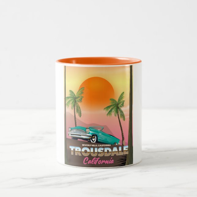 Tasse 2 Couleurs Trousdale Beverly Hills Californie (Centre)