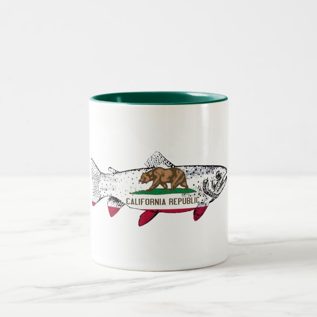 Tasse 2 Couleurs Truite de Californie (Centre)