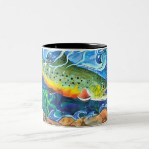 Tasse 2 Couleurs Truite de ruisseau