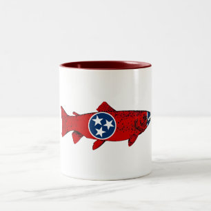 Tasse 2 Couleurs Truite du Tennessee