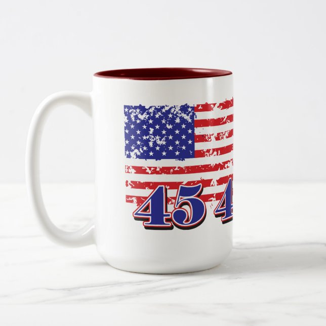 Tasse 2 Couleurs Trump 2024 (Gauche)