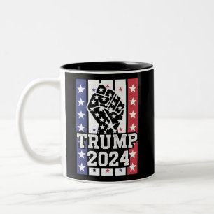 Tasse 2 Couleurs Trump 2024 Premier hors-la-loi Hillbilly J.D.Vance