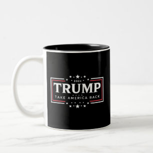 Tasse 2 Couleurs Trump 2024 Reprenez l'Amérique 