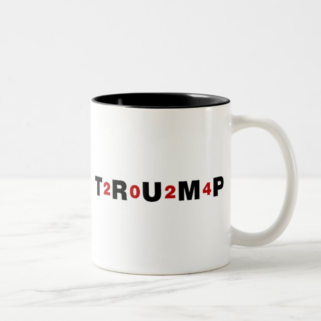 Tasse 2 Couleurs Trump 2024 Rouge (Droit)