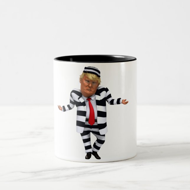 Tasse 2 Couleurs Trump en prison (Centre)