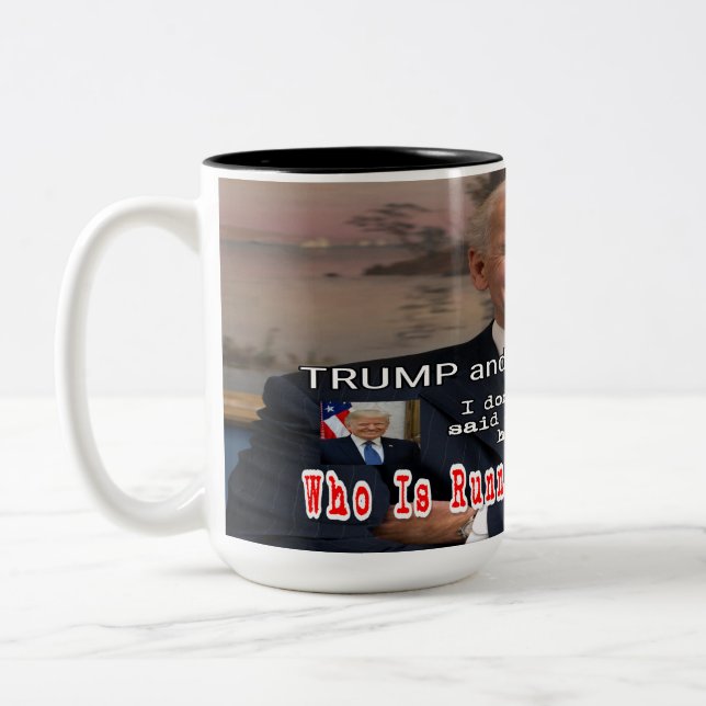 Tasse 2 Couleurs Trump et Biden (Gauche)