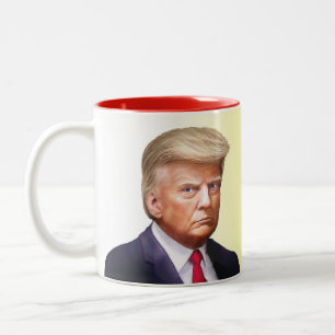 Tasse 2 Couleurs Trump et ses coups de bâton non officiels avec Don