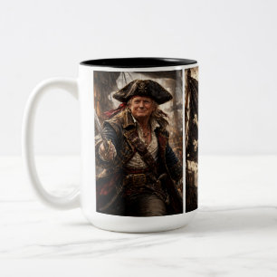 Tasse 2 Couleurs Trump le Pirate