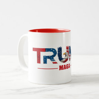 TASSE 2 COULEURS TRUMP MAGA 2024