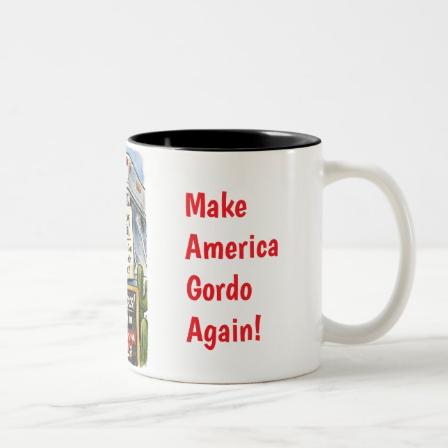 Tasse 2 Couleurs Trump Tacos (Satire!) (Droit)