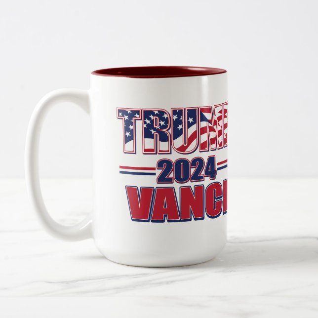 Tasse 2 Couleurs Trump Vance 2024 (Gauche)