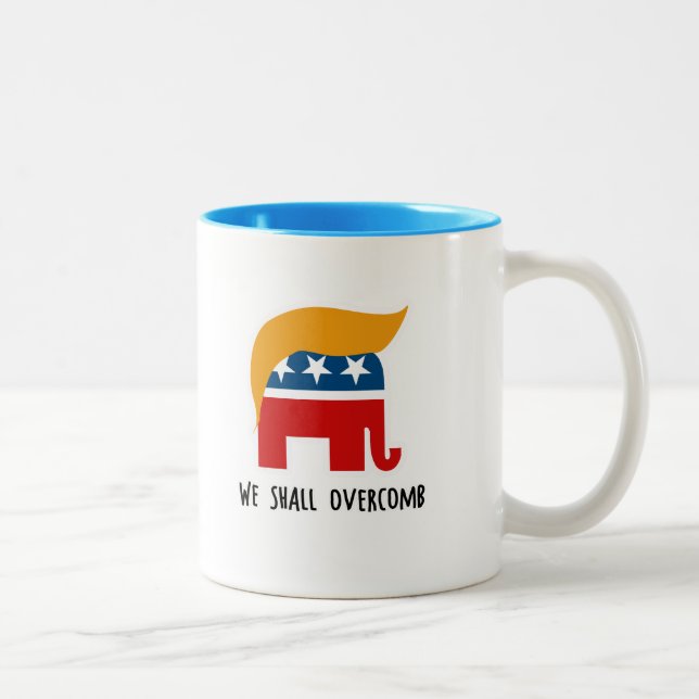 Tasse 2 Couleurs Trumplican - nous Overcomb (Droit)