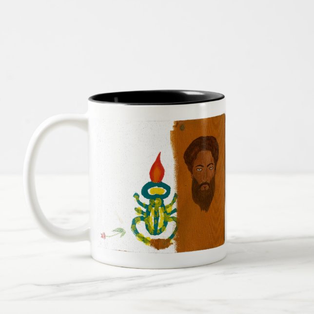 TASSE 2 COULEURS TST /FLO ART (Gauche)