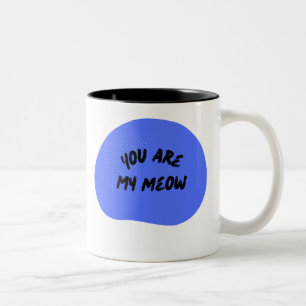 Tasse 2 Couleurs Tu es mon mien, cadeau pour les amoureux de les ch
